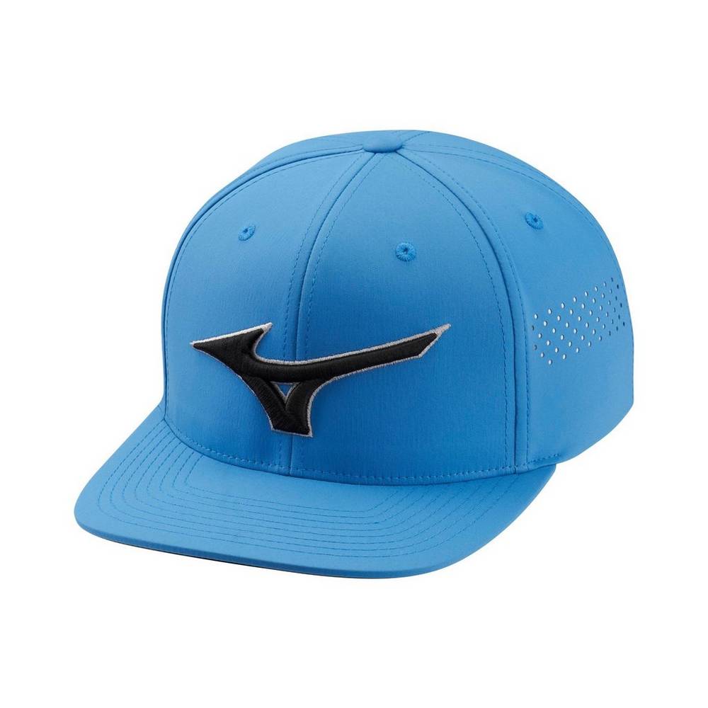 Chapéu Mizuno Tour Flat Snapback - Homem - Azuis - MNHEG2130